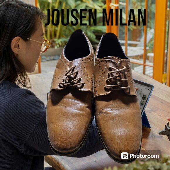 Men's Jousen Milan Dress Shoes Size 9 (2855) - Picture 2 of 4